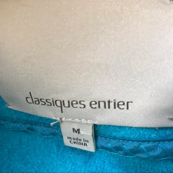 Classified Entier bright turquoise jacket. Sz M - Picture 7 of 7